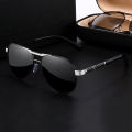 Fashion Hd Sunglasses for Men Day and Night Dual-Use Polarized Glasses for Driving Anti-Glare Uv Sunglasses. 