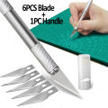 Keep Smile Precision Pen Cutter ( Detail & Carving Knife),Hobby Blades Refill Excel Craft Art Knife Kit Cutter for Art, Hobby, Scrapbooking ,Stencil. 
