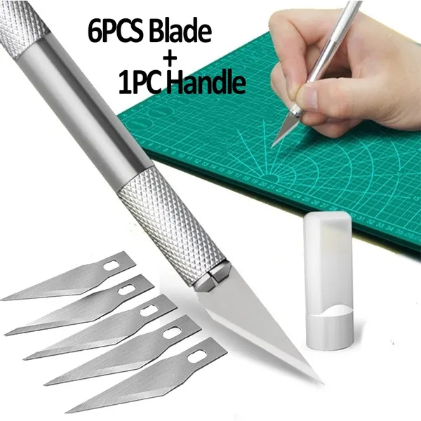 Keep%20Smile%20Precision%20Pen%20Cutter%20(%20Detail%20&%20Carving%20Knife),Hobby%20Blades%20Refill%20Excel%20Craft%20Art%20Knife%20Kit%20Cutter%20for%20Art,%20Hobby,%20Scrapbooking%20,Stencil%20-%20Image%209