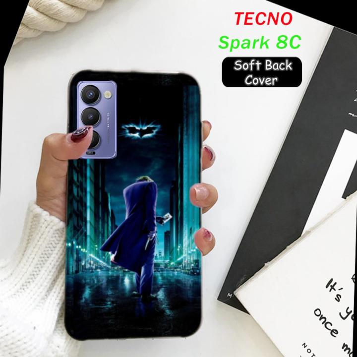 Tecno Spark 8C Cover Case The Joker - Soft Case Cover