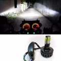 Headlight Bulb M6 Lamp/bulb with fan for All bikes and cars universal fitting 3 function High/Low and flasher light. 