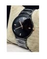 Classic Black Chain Strap Stainless Steel Wrist Watch For Men / Decent SB FIT Chain Formal Watches For Boys. 