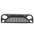 RC Grill Body Nylon Angry Eyes Grille 1:10 Car Front Accessory Set for Jeep Wrangler Crawler. 