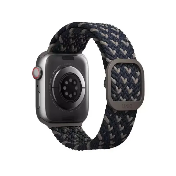 UNIQ%20Aspen%20Designer%20Edition%20Braided%20A%20p%20p%20l%20e%20Watch%20Strap%20Series%201-8%20SE/SE2%2045/44/42MM%20%E2%80%93%20Obsidian%20Blue%20-%20Image%203