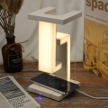 LED Floating Ambient Night Lights - With Wireless charging Desk - Anti gravity Lamp. 