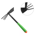 HIGH-QUALITY- CARBON STEEL - GARDENING HOE RAKE HAND TOOL - IRON HOE RAKE - GARDENING TOOLS FOR– HOME, KITCHEN, LAWN GARDENING  & POT PLANTING –- SOFT, NON-SLIP HANDLE - GARDEN HAND SHOVEL GARDEN TROWEL BEST FOR GARDENING PLANTING DIGGING. 