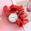 Scrunchies Watch For Girls & Women | Gift for Girls | New Korean Style Scrunchie Wrist Watches | Female Accessories | With Ribbon Bracelet | Pony/Ponies. 