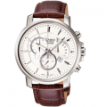 CASI0 WATCH FOR MENS AND BOY LUXURY WATCH WITH CHRONOGRAPH FEATURES AND LEATHER STRIP WITH FULL DATE AND TIME. 