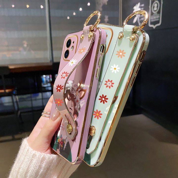 dienya%20For%20Realme%20C12%20Case%20With%20Wristband%20New%20Design%20Phone%20Case%20For%20Girl%20Women%20Thin%20Pattern%20Fashion%20Cartoon%20Shockproof%20Plating%20Silicone%20Casing%20Full%20Cover%20SoftCase%20Protection%20Cases%20-%20Image%206