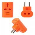 Multi 3 Pin Power Plug Travel Adapter Multi Shoe Plug Switch Sockets Extension Plug Converter Plug Socket With LED Light. 