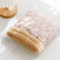 Hamster Sleep Pouch Keep Warm Thick Printing Pattern Small Pets Sleeping Pouch Bed Pet Supplies. 
