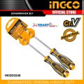 2 Pcs INGCO Screwdriver Set HKSD0248. 