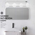 Cordless LED Mirror Makeup Light, Wireless Portable LED Vanity Mirror Lights, Studio Glow Vanity Make-up Light Natural Light for Makeup Dressing Table with 4 LED Bulbs, Professional Studio Glow Battery Powered Mirror Light. 