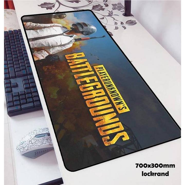 PUBG Smooth Surface Gaming Mouse Pad - Extra Large - With Non-Slip Base