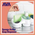 AVA TITIZ 3 IN 1 SOAP DISPENSER AND SPONGE HOLDER KITCHEN KIT IMPORTED FROM TURKEY. 