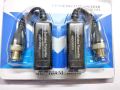 Passive HDCVI Transceiver Single Channel (300 Meters Passive Transceiver Single Channel Video Balun for HD AHD CVI TVI Cameras - Pack of Two) -  CCTV Camera Video Balun.. 