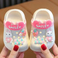 Yfashion Children Cute Cartoon Clogs Summer Beach Slippers Sandals Cave Hole Baby Shoes For Boys Girls Aged 1-4. 