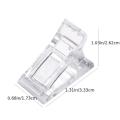 10-Piece Poly Gel Nail Extension Kit with LED Builder Clamps Manicure Nail Art Tools - Quick Easy Nail Forms Clips Feeoi Freeio. 
