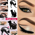 Women Cat Line Eye Makeup Eyeliner Unique Stencils Templates Makeup Tools     1. Thoughtful design for woman's eye beautiful.     2. With 10 different style, it can meet most of your needs.     3. Easy and convenient to use,portable size, easy to carry. r. 