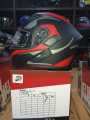 Helmet Jiekai JK-902 FlipUp Dual Visor DOT Approved Black Red&Grey Graphic. 