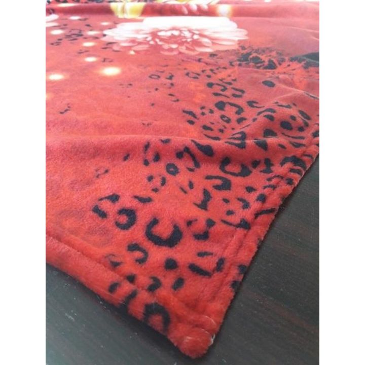 Double Bed Fleece Blankets mix color mix design