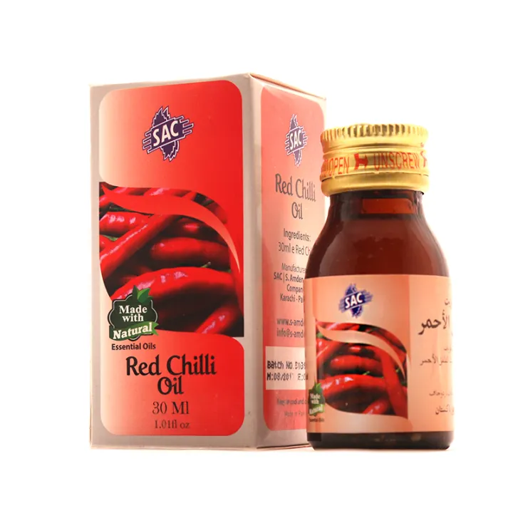 Red Chilli Oil 30ml - Natural and Strong - SAC | Daraz.pk