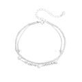 Romantic baby's breath bracelet women's Japanese and Korean version of ins style light luxury niche design high-end sense to give girlfriend Qixi gifts. 