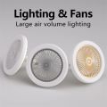 2in1 Ceiling Fan With Lighting Lamp With Remote Control E27 Converter Base For Bedroom Living Home Silent 30w. 