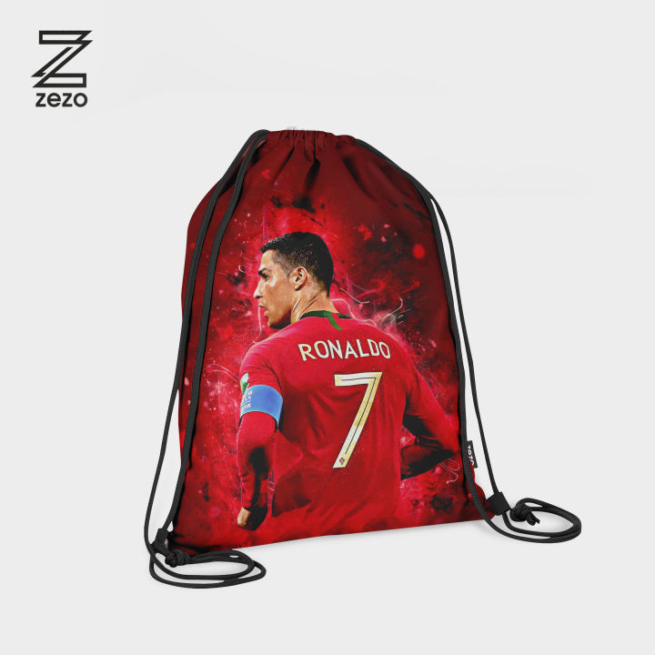 Ronaldo CR7 Drawstring Bags For Girls Boys Bags For Kids