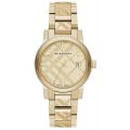 BURBERRY Gold Dial Gold Stainless Steel Watch For Men BU-9038. 
