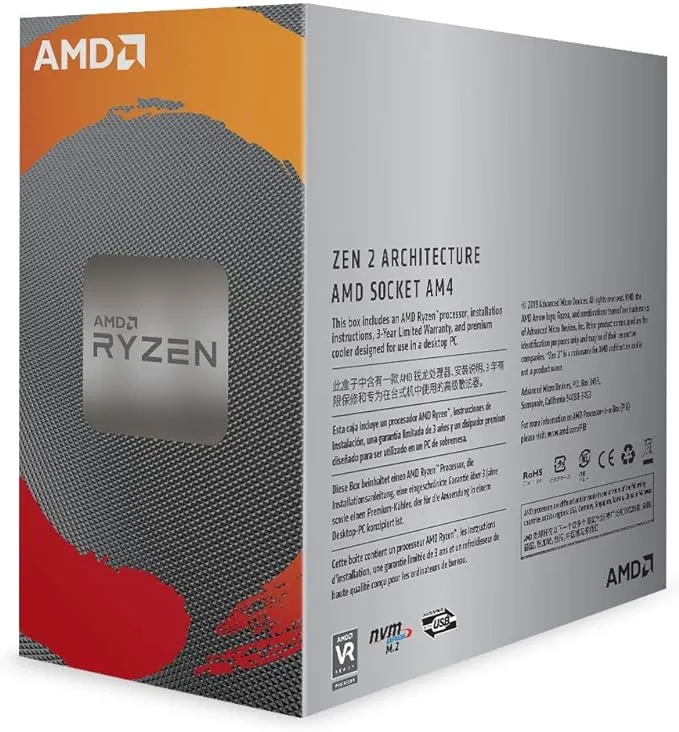 AMD Ryzen 3600 6-Core, 12-Thread Unlocked Desktop Processor