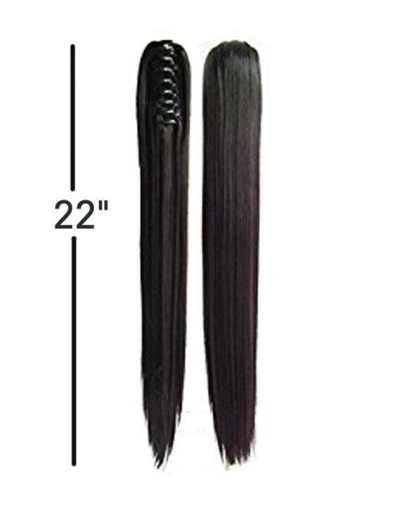 22"%20Pony%20Tail%20Ponytail%20Hair%20Extension%20Long%20Straight%20-%20Natural%20Brown%20Color%20-%20Image%207