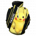Boy And Girl 3D Autumn Pokemon Fashion Cartoon Hoodies Hip Hop Streetwear Casual Long Sleeve Boy Girl 3D Printed Sweatshirts. 