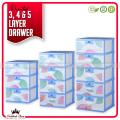 3, 4 & 5 Layer Printed Drawers - Premium Quality 4 Layer Printer Storage Saver - 3 Layer Organizer For Home. 