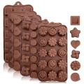 Silicon Chocolate Molds, Candy Making Silicone Molds, Mini Baking Molds, Non Stick Hard Gummy Candy, BPA Free Candy Making Mold (Pack of 1, Random Design). 