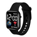 Waterproof Black Color.  Water proof M3 Touch Led Bracelet Digital Watch Band 50 rupes. 