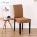 Set of 6 Stretchable Dining Chair Covers – Soft Jersey Fabric Slipcovers for Dining Room Chairs | Washable, Durable & Stylish Chair Protectors. 