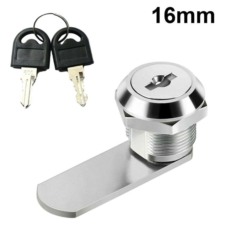 【ALLGOOD】1xCam Lock Security Lock 16-30mm Cam Lock Door Mail Box Furniture Locker 2 Key Mailbox Storage Cabinet Lock
