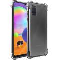 Samsung A31 Back Cover Transparent Extra Bumper Anti Shock Soft Crystal Clear Cover For Samsung A31. 