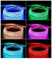 Rope Light 25 Meter to 100 Meter - LED Strip Light Color Changing Remote Control Rgb 5050 Model. 
