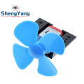 【Sunflower EGR】1Set DC Micro Gear motor with fan blade propeller 3-6V Arduino DIY experiment +Motor base. 