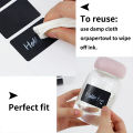 Strong Adhesive Stickers 120pcs/roll Reusable Self-adhesive Label Stickers for Baking Parties No Residue Removable Sticky Labels for Food Decorations Weddings Favor. 