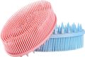 Exfoliating Silicone Body Scrubber, 2 in 1 Silicone Bath and Shampoo Brush, Wet and Dry Scalp Massager/Brush for Skin Care Washing Brush Silica Gel Scrub Baby Scalp Brush Silicone Head Massager Body Bathing Brush Head Cleaning Brush Pet. 