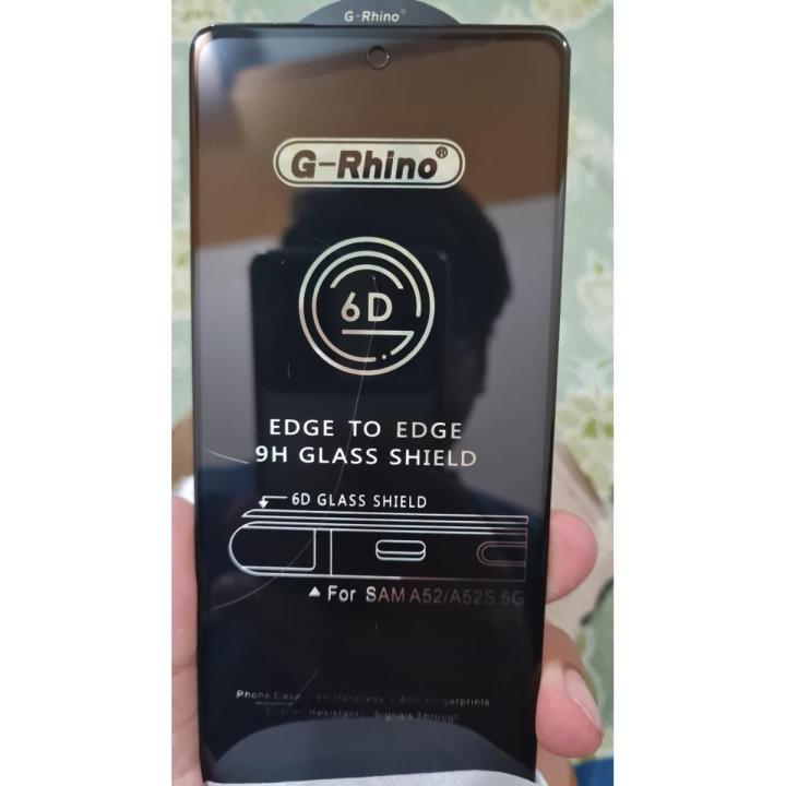 SAMSUNG S20 FE 6D GORILLA Glass Screen Protector Full Edge Cover / G-Rhino ORIGINAL 6D TEMPERED GLASS SCREEN PROTECTOR FOR SAMSUNG S20 FE
