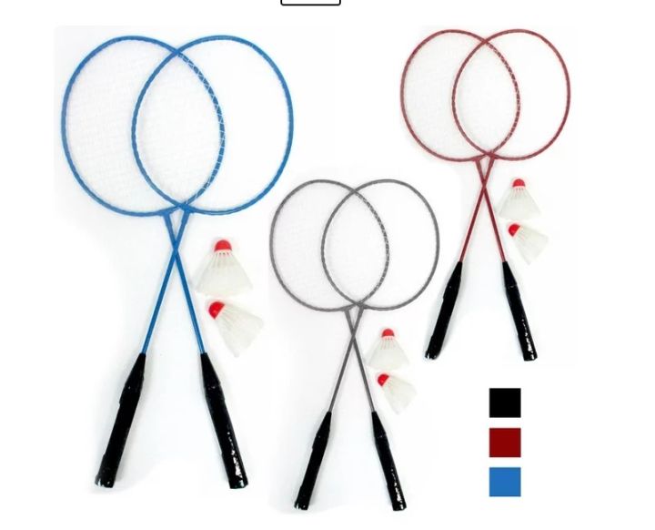 Badminton%20Rackets%202%20pec%20set%20For%20kids%20and%20Adults%20Mesh%20Packing%20with%20Free%202%20Shuttle%20Inside%20-%20Image%204