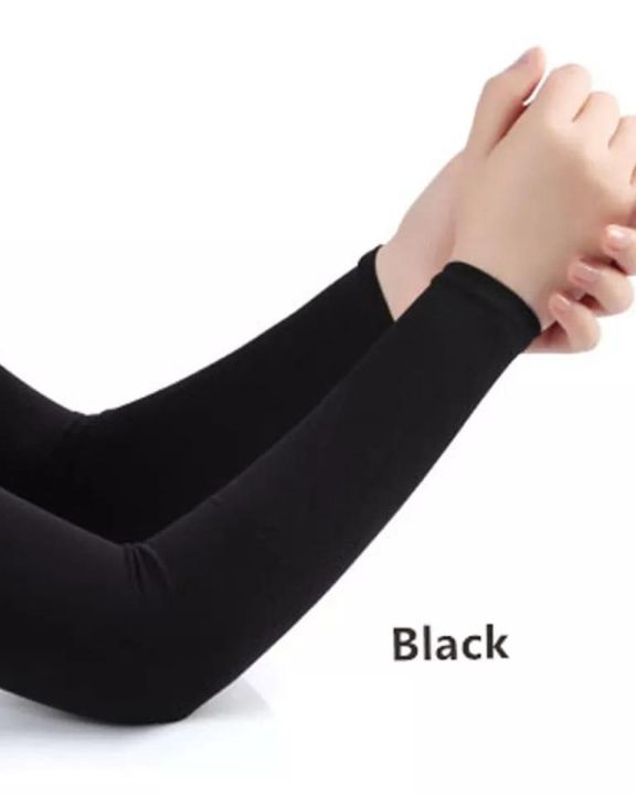 1 Pair Of Arm Sleeves For Girls & Women/Arm Long Sleeves Best For Cycling Golf Running Driving Moisture Wicking Stretch and For Islamic Muslim hijab Girls, Women