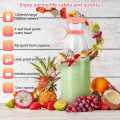 Kitchen Nama - Portable Electric Juicer Machine - Mini Juicer Blender Machine Bottle for Shakes and Smoothies - USB Rechargeable, Wireless - Portable Blender - 6 Stainless Steel Blades - 420ml Capacity - Home & Travel Kitchen Appliance. 