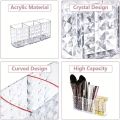 Cosmetic Makeup Organizer Transparent Acrylic Lipstick Holder Display Stand Nail Polish Eyebrow Pencil Storage Box Toothbrush Holder Stationary Holder. 