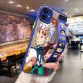 YIWESAN for VIVO V11 Case With Wristband Thin Frosted Transparent Hard Full Cover Camera Silicone Softcase Fashion Demon Slayer Pattern Casing Shockproof Protection Cases. 
