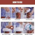 Mason Jar Sealer Kit Odorless Jar Sealer For Mason Jars Food-Grade Silicone Food Storage Vacuum Sealer Kit Extend Shelf Life. 